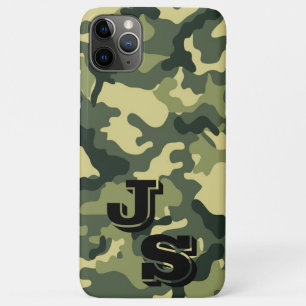 Army Green Camouflage Pattern  iPhone 11 Pro Max C Case-Mate iPhone Case