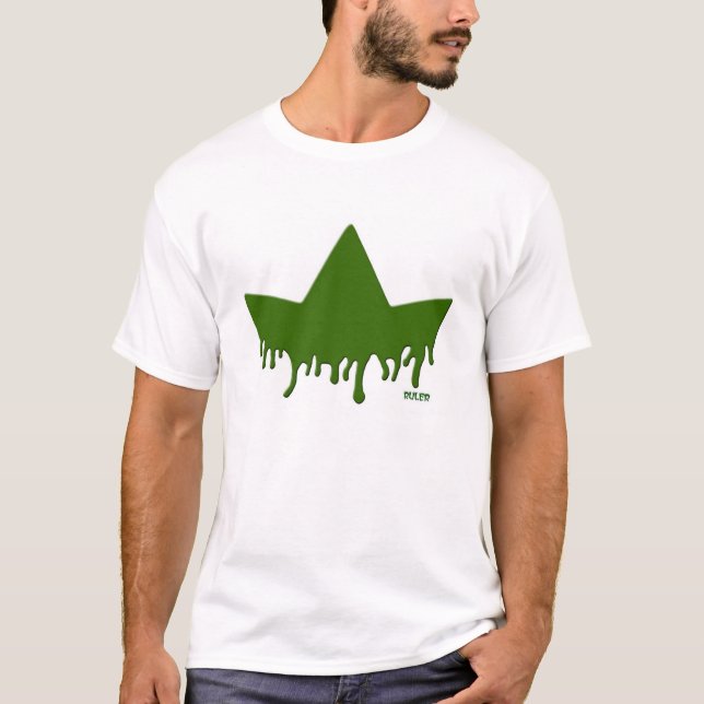 Army Green Crown Tee (Front)