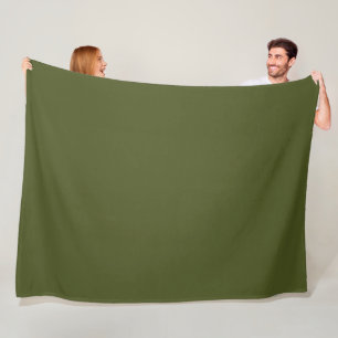 Army Green Fleece Blanket