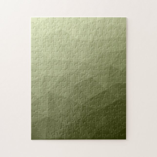 Army green gradient geometric mesh pattern jigsaw puzzle (Vertical)