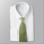 Army green light Gradient Geometric Mesh Pattern Tie<br><div class="desc">Suit Accessories men's neck ties with modern geometrical design. 
Elegant and cool Triangle geometric mesh with Army green light gradient for him.</div>