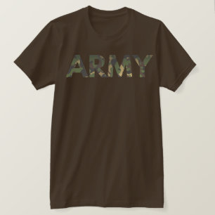 Army Green Military Camo T-Shirt