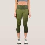 Army green olive gradient geometric mesh pattern capri leggings<br><div class="desc">Army green gradient geometric mesh pattern triangles ombre. Army green dark olive hue for soldier gear,  camo. It mimics natural military landscapes,  toughness,  endurance,  resilience. Earthy undertones connect to nature,  grounding. Symbolises military legacy,  outdoor utility.</div>