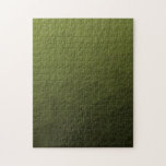Army green olive gradient geometric mesh pattern jigsaw puzzle<br><div class="desc">Army green gradient geometric mesh pattern triangles ombre. Army green dark olive hue for soldier gear,  camo. It mimics natural military landscapes,  toughness,  endurance,  resilience. Earthy undertones connect to nature,  grounding. Symbolises military legacy,  outdoor utility.</div>