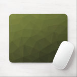 Army green olive gradient geometric mesh pattern mouse pad<br><div class="desc">Army green gradient geometric mesh pattern triangles ombre. Army green dark olive hue for soldier gear,  camo. It mimics natural military landscapes,  toughness,  endurance,  resilience. Earthy undertones connect to nature,  grounding. Symbolises military legacy,  outdoor utility.</div>