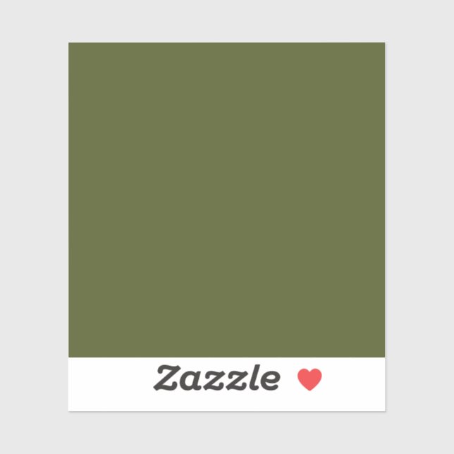 Army green (solid colour)  (Sheet)