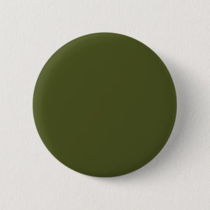 Army green (solid colour) 6 cm round badge