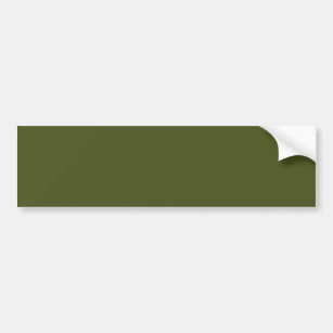 Army green (solid colour)  bumper sticker