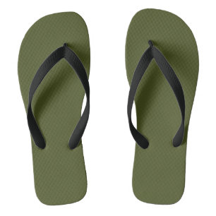 Army green (solid colour)  jandals