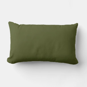 Army green (solid colour)  lumbar cushion
