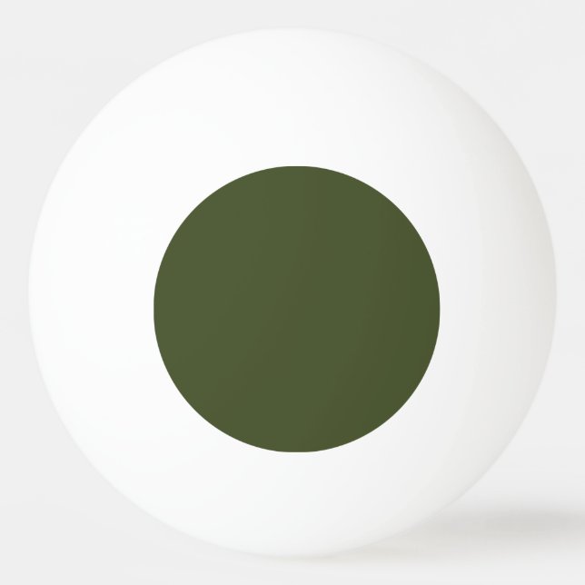 Army Green Solid Colour Ping Pong Ball (Front)