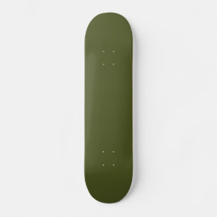 Army green (solid colour) skateboard