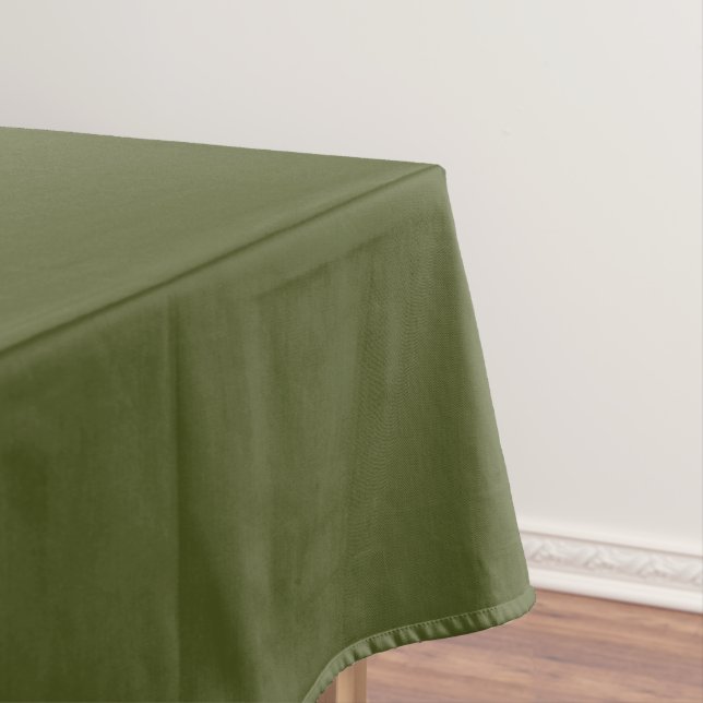 Army Green Tablecloth (In Situ)