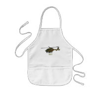 Army helicopter cartoon illustration 