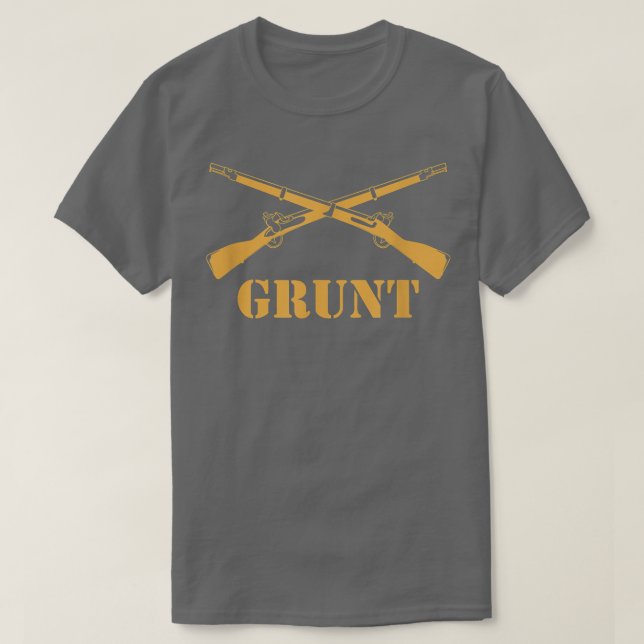 Army Infantry Grunt T   20438  T-Shirt (Design Front)