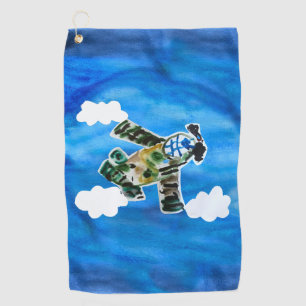 Army Jet "Art by Kids" Golf Towel