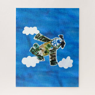 Army Jet "Art by Kids" Jigsaw Puzzle