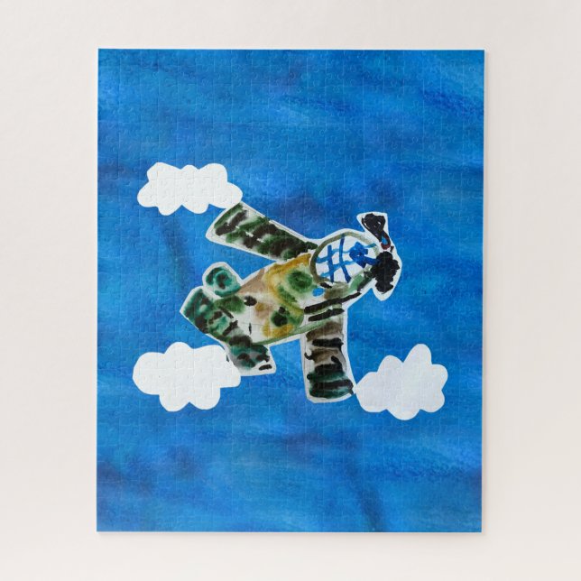 Army Jet "Art by Kids" Jigsaw Puzzle (Vertical)