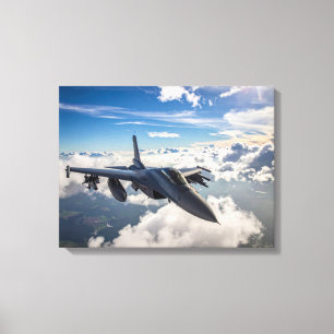 Army jet canvas print