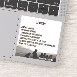Army Leadership Code Sticker