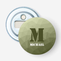 Army light green geometric mesh pattern Monogram