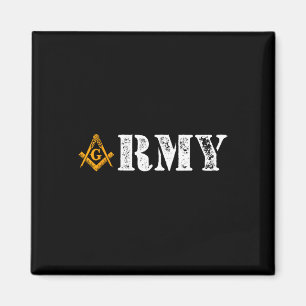 Army Masons D-day Masonic Memorial Day Father's Fr Magnet