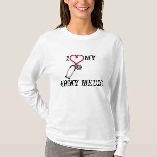 Army Medic Love T-Shirt (Front)