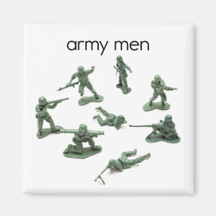 Army Men Refrigerator Magnet