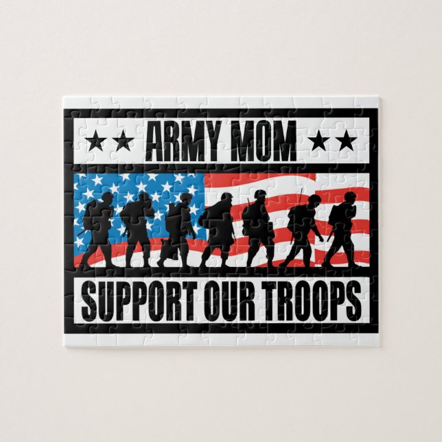 ARMY MOM JIGSAW PUZZLE (Horizontal)