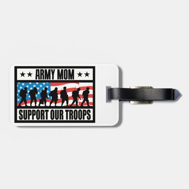 ARMY MOM LUGGAGE TAG (Back Horizontal)