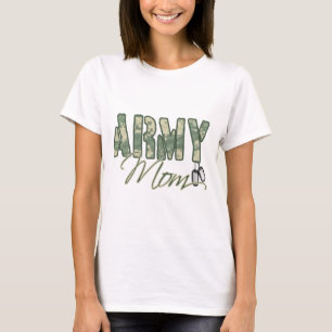army mum with dog tags copy T-Shirt