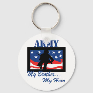 Army My Brother My Hero Key Ring