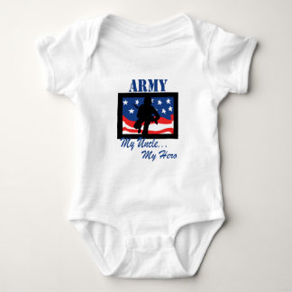 Army My Uncle My Hero Baby Bodysuit