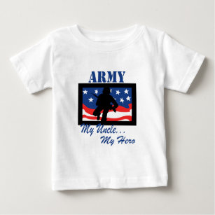 Army My Uncle My Hero Baby T-Shirt