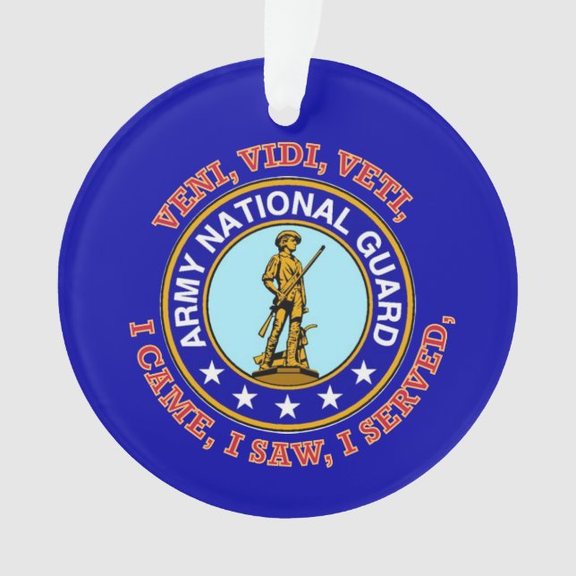 Army National Guard Logo Ornament (Front)