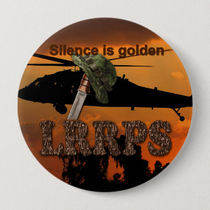 Army Navy Air Force Marines Rangers LRRPS Recon 10 Cm Round Badge