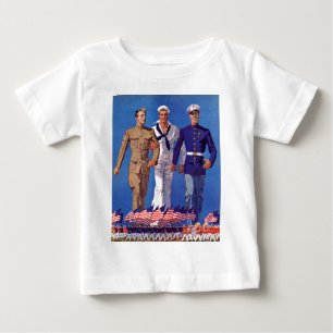Army, Navy & Marines Baby T-Shirt