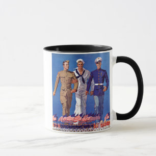 Army, Navy & Marines Mug