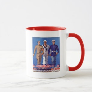 Army, Navy & Marines Mug
