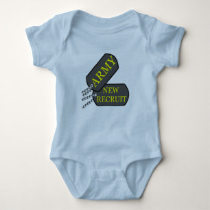 Army New Recruit Baby Bodysuit