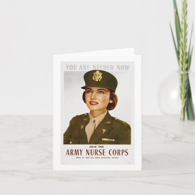 Army Nurse Card (Front)