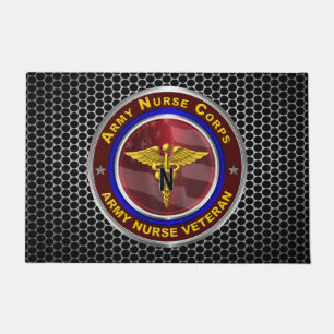 Army Nurse Corps Veteran Doormat