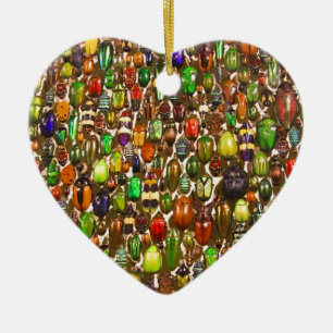 Army of Beetles and Bugs Ceramic Tree Decoration