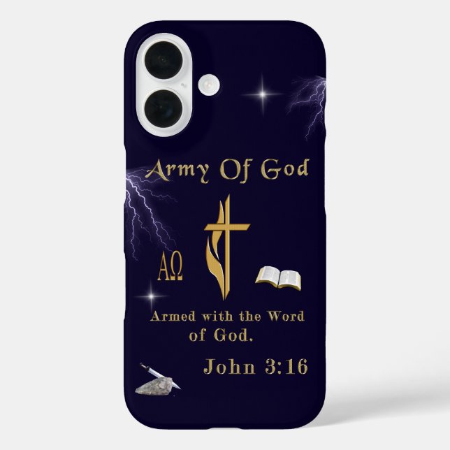 Army of God Case-Mate iPhone Case (Back)