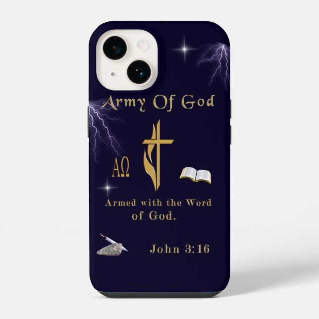 Army Of God iPhone Case (Back)