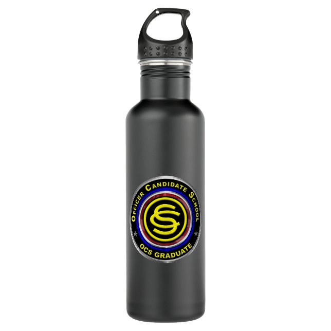 Army Officer Candidate School Graduate 710 Ml Water Bottle (Front)