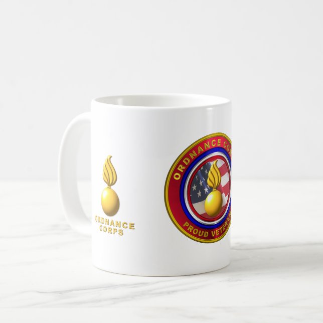 Army Ordnance Corps Coffee Mug (Front Left)