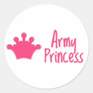 "Army Princess" Stickers
