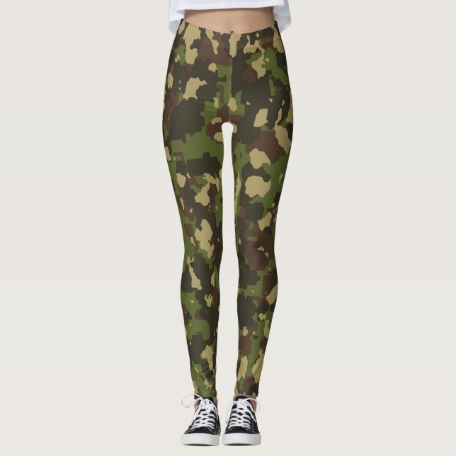 Army print Leggings (Front)