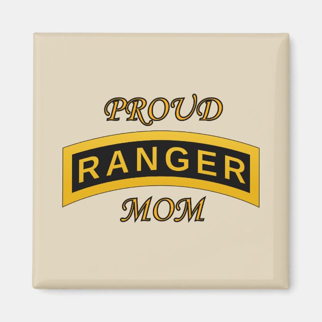 Army Ranger School Tab - Proud Mum - Magnet (Front)